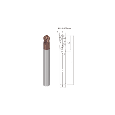 R900-4 Flutes Ball Nose End Mill